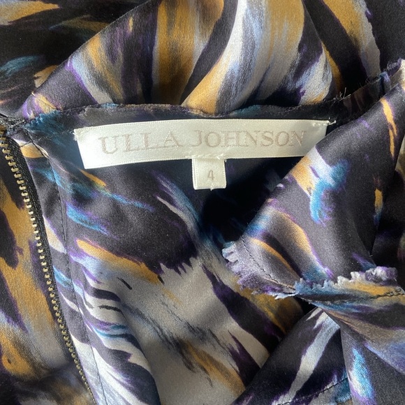 Ulla Johnson Silk Flap Open Slit Midi Dress NWOT Sz 4 - Picture 9 of 9